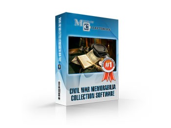 Civil War Memorabilia Collection Software
